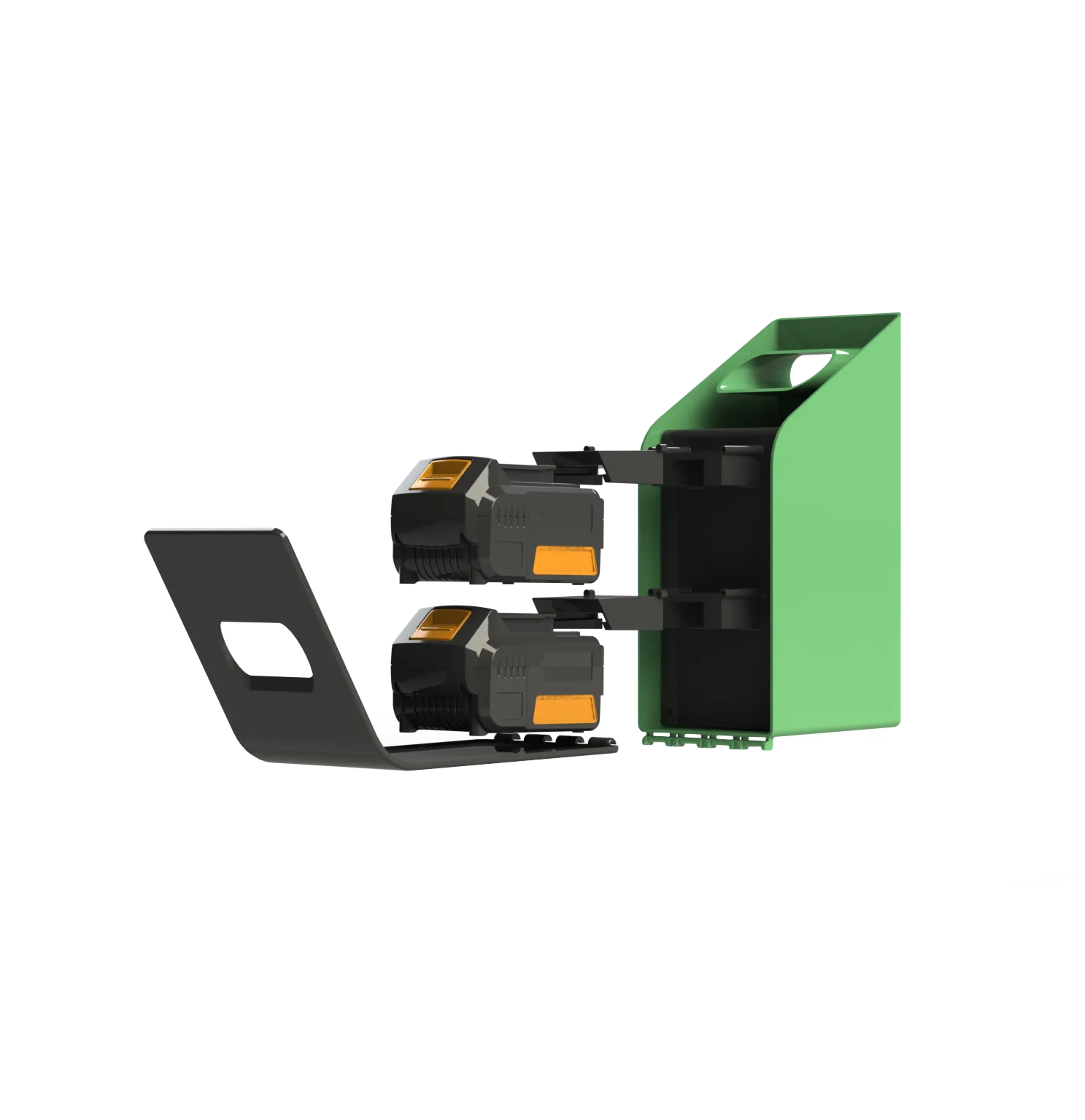 Battery pack exploded view