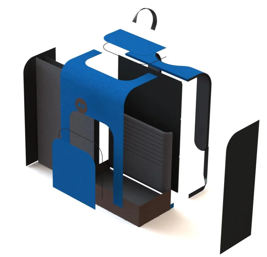 Tas SW Exploded view voor